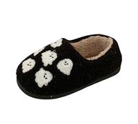 Cuñas para mujer vestidas Tacones zapatillas de mujer estampado Halloween, zapatos cómodos para mujeres y hombres, suaves, interiores y exteriores, cómodos, para poner, sandalias de aire suave, Le