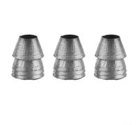 Cuñas redondas de acero con mango de martillo, pasadores de fijación de metal de 8 mm de diámetro para asegurar cabezas de hacha y martillo, kit de repuesto de 3 unidades para herramientas