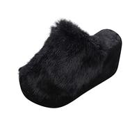 Cuñas Zapatillas Sandalias Casuales Moda Zapatos de Punta de Mujer Zapatilla de Mujer Zapatillas Ballet Mujer Negras