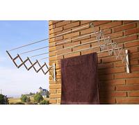 Cuncial L. 311020 - Tendedero pared 5 b. 180cm ext ac.ep. bl acordeon cuncial