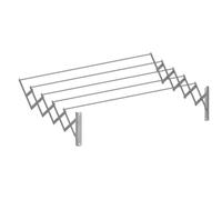 ORYX 5160325 Tendedero Extensible Pared Aluminio 1,20 Metros