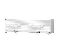 Cuncial Tendedero automático de pared TZ-S-4 — 4 cuerdas, hasta 20 m de tendido, bloqueo individual