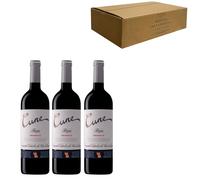 Cune Reserva - Ideal para Maridar con Carne y Comida Mediterránea - Pack 3 Botellas 75cl