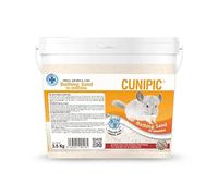 CUNIPIC Arena de Baño Chinchilla 3,5 Kg | Piel y pelaje, Ingredientes naturales, Para pequeños mamíferos, Vitaminas y antioxidantes, Alta absorción