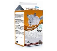CUNIPIC Arena de Baño Chinchilla Mineral 100% Natural, Cuida el Pelaje 1 kg | Piel y pelaje, Ingredientes naturales, Para pequeños mamíferos, Vitaminas y antioxidantes, Alta absorción