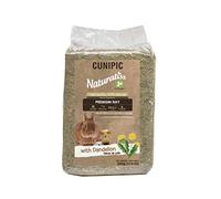 CUNIPIC Naturaliss Heno con Diente de León, 100% Natural 500 g | Rico en fibra, Ingredientes naturales, Para pequeños mamíferos, Vitaminas y antioxidantes, Salud digestiva, Control del peso
