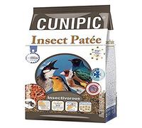 CUNIPIC Pasta de Cría de Insectos, Rico en Fibra con Vitaminas 250 g | Vitaminas y antioxidantes, Cuidado dental, Ingredientes naturales, Para aves, Refuerzo inmunitario, Piel y pelaje