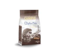 CUNIPIC Pienso Alpha Pro Comida para Erizo, Extrusionado 1 kg | Rico en fibra, Vitaminas y antioxidantes, Salud digestiva, Huesos y articulaciones, Salud urinaria, Sistema all in one