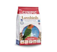 CUNIPIC Pienso para Agapornis, Rico en Fibra con Vitaminas 1 kg | Vitaminas y antioxidantes, Recomendado por veterinarios, Para aves, Alta absorción, Neutraliza los olores, mijo amarillo
