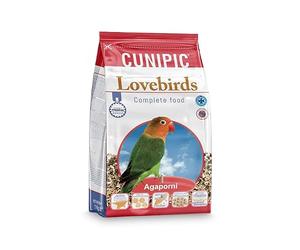 CUNIPIC Pienso para Agapornis, Rico en Fibra con Vitaminas 3 kg | Vitaminas y antioxidantes, Recomendado por veterinarios, Para aves, Alta absorción, Neutraliza los olores, mijo amarillo