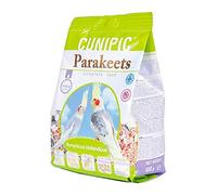 CUNIPIC Pienso para Ninfas, Rico en Fibra con Vitaminas 1 kg | Vitaminas y antioxidantes, Para aves, Neutraliza los olores, Ingredientes naturales, Recomendado por veterinarios