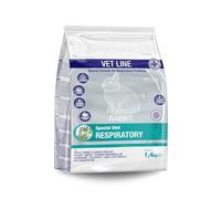 CUNIPIC Respiratory VETLINE Comida Conejo Dieta RESPIRATORIA 1,4KG, Negro, 1.4 kg (Paquete de 1), 1400