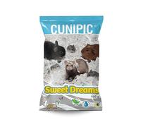 CUNIPIC Sweet Dreams Papel, Biodegradable 100% Natural 100 g | Ecológico y biodegradable, Fácil de usar, Para pequeños mamíferos, Libre de polvo, Higiénico y antibacteriano, Cuidado dental
