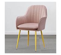 CUNTO - Sillón con respaldo alado, silla de ocio tapizada de tela texturizada, patas de metal sólido, silla de ocio para sala de estar, cómoda silla de escritorio de mediados de siglo