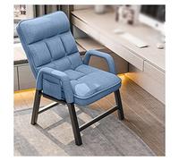 CUNTO - Sillón para interiores, sala de estar, silla contemporánea tapizada, marco de acero individual, con reposabrazos y dos bolsillos laterales para dormitorio de adultos