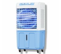 CuNtoHHH Aire Acondicionado evaporativo 3 en 1 con Gran depósito de Agua, 3 velocidades, Control Remoto, oscilante de 120°, portátil, sin Ventana, Ventilador de refrigeración para dormitori