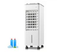 CuNtoHHH Enfriador de Aire evaporativo, Enfriador evaporativo portátil de 9 litros, Aire Acondicionado sin Ventana, 3 velocidades, Temporizador de 15 Horas, oscilación de 90° con 2 Cristal