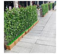 CuNtoHHH Porche Street View - Árbol Artificial de bambú Alto con Plantas en Maceta, Separador de ambientes de pie, Separador de Espacios Interiores, 39,3 x 59 x 70,8 Pulgadas de Alto (Color: 1 m de a