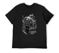 Cuo Perfection Homies Lowrider Chicano Art David Gonzales Playera Lisa Unisex 100% Cotton Short-Sleeve T-Shirts Black S