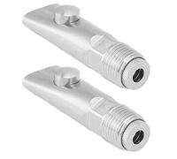 CUOFYUNL 2 pezones de agua de cerdo, volumen de agua uniforme, acero inoxidable, rosca exterior G1/2, bebedero para cerdos (sin filtro)