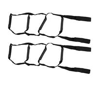 CUOFYUNL 2 piezas cama sentada ayuda nylon ajustable cuatro secciones escalera de cama ayuda para personas mayores