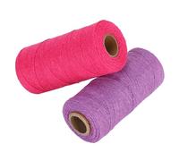 CUOFYUNL 2 Piezas de Hilo para Tejer 8/4, Manta de Alfombra de Punto por urdimbre, Accesorios de Costura giratorias de algodón Puro