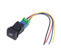 CUOFYUNL Foglight Switch ABS LED Fog Light Lamp Harness 12V Accessory for Car Modification