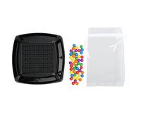 CUOFYUNL Juego de eliminación de Bolas Juego de Tablero de ajedrez a Juego de Cuentas Herramienta interactiva para niños Educación temprana