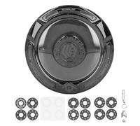 CUOFYUNL Juguete Giratorio Que Brilla en la Noche Oscura con la yema del Dedo, Juguete ergonómico de rotación para TDAH con luz Violeta (Negra)