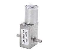 CUOFYUNL Motorreductor Dirección de rotación de Doble Eje Motor de reducción de Velocidad de turbina Cuadrada Ajustable DC24V (40 rpm)