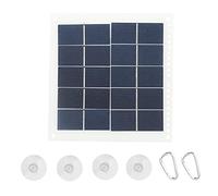 CUOFYUNL Panel Solar 7W Durable Sensible Práctica Panel Solar Portátil para Viajes al Aire Libre