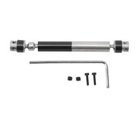 CUOFYUNL RC Car Center Drive Shaft 65 a 78 mm Eje de transmisión central de aluminio de acero de alta resistencia para Axial SCX24 1/24 (Negra)