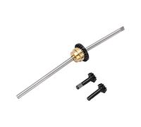 CUOFYUNL RC Diferencial de Metal con Engranaje Kit de modificación del Eje Medio para WPL C14 C24 C34 C44 B14 B16 B24 B36 1/16 RC Car