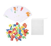 CUOFYUNL Rompecabezas de Madera del Alfabeto 26 Letras Ortografía Percepción del Color Juego de Coincidencia del Alfabeto para niños pequeños Mayores de 3 años