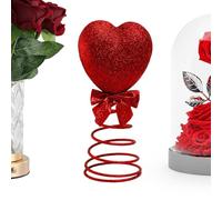 Cuore Cima Albero San - Ornamento Luccicante Romantico Mini Per Amore | Decorazione Per Albero Di San, Matrimonio, Casa, Festa, Allestimento Completo Celebrazioni Romantiche