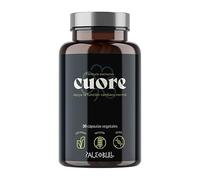 Cuore con Berberina, Coenzima Q10 y Astaxantina Paleo bull 30 cápsulas vegetales, con bergamota, levadura roja de arroz, policosanol, vitamina B1 y folato, sin gluten.