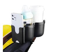 Cup, 3 en 1 Universal Drink Organizer & Adjustable Bottle Attachment, Secure Non Slip Clamp Design, Cup Accessory for Walker Scooter Wheelchair
