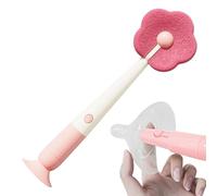 Cup Brush Cleaner - Water Bottle Cleaning Brushes, Suction Washer Tool With Flower Shaped Sponge, Durable Kitchen Scrubber | Versatile Accessory For Coffee Cups, Travel Bottles, Wine Glasses, Bathroom