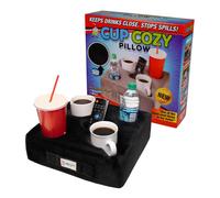 Cup Cozy Deluxe Pillow Black As Seen on TVThe worlds BEST cup holder Keep your drinks close and prevent spills Use it any
