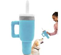 Cup Dogtoy - Chew Interactive, Durableplushtoy, Long Lasting Puppy Teething Chew | Multipurpose Soft Squeaky Dogtoy for orral Care Teeth Cleaning Stress Relief Pet Bitetoy Play Training Accessory