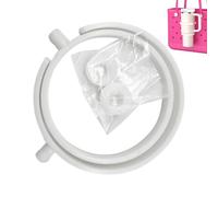Cup Holder Attachment, Tote Bag Accessories, Drink Holder Insert, Quick Access Design, Sturdy Lightweight Material, Great for Friends, Family and Teens, 1 pieza, White