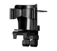 Cup Holder, Backseat Drink Holder, Compact ABS Material Sturdy Base Lightweight Space Saver Easy Cleaning Secure Mounting, Cup Organizer for Vehicle Travel, 5.51x4.33Inches, Black