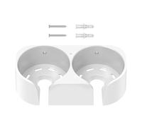 Cup Holder, Beer and Wine Glass Rack, 7.87x2.17x3.7 Inches Wall-Mounted Silicone Organizer, Water-Resistant, Easy to Install, Drink Storage for Shower, Bathtub, Kitchen, Apartment, Bathroom