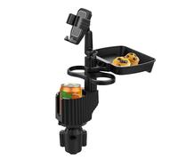 Cup Holder Expander for Car - 20x9.2x6.5inch Multifunction Accessory, Food Mount, Multipurpose Adjustable Drink Organizer Enhancing Interior Convenience | Phone Support Diningplatform Drivers Passeng