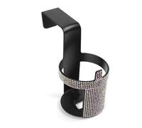Cup Holder Expander for Car - Bling Beverage Organizer for Tumblers, Bottles, Cans | Backseat Drink Support with Glitter Finish, Portable Travel Accessory for Drivers, Elegant Vehicle Interior Upgrade
