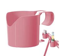 Cup Holder for Pool, Poolside Storage Basket, ABS Beverage Accessories, Poolside Organizer for Towel, Phone, Toy, Sunglasses, Summer Party, Swimming, Durable Design, Easy to Install, Versatile Use