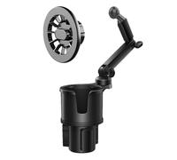 Cup Holder Phone Mount for Car - Phone Mount Cradle Cup Expander | 2 in 1 Cell Phones Stand Cups Holder Expander | 360°Rotation Expand Cups Holders | Magnetic Long Arm Drink Holders Adapter