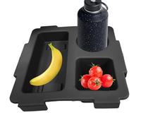 Cup Holder, Portable Beverage Organizer Insert, Travel Drink Storage Divider, Compact Cups Carrier Container, Multi-Slot Bottle Holder, for Snack, Picnic, Travels, Backpack, Tote