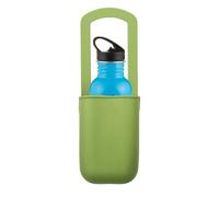 Cup Holder, Stroller Accessory, Portable Silicone Beverage Mount with Green, Black, Gray Storage Bags and Baskets for Golf, Treadmills, Yard, Stadium, Park, Picnic, Bicycles, Garden, Summer Use
