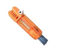 Cup Lid Cleaner, Bottle Cleaning Brush, Alligator Crevice Cleaner, Small Bottles Brush, 4.84x0.98x1.18 pulgadas, Multifunctional Compact, Home Accessories for Water